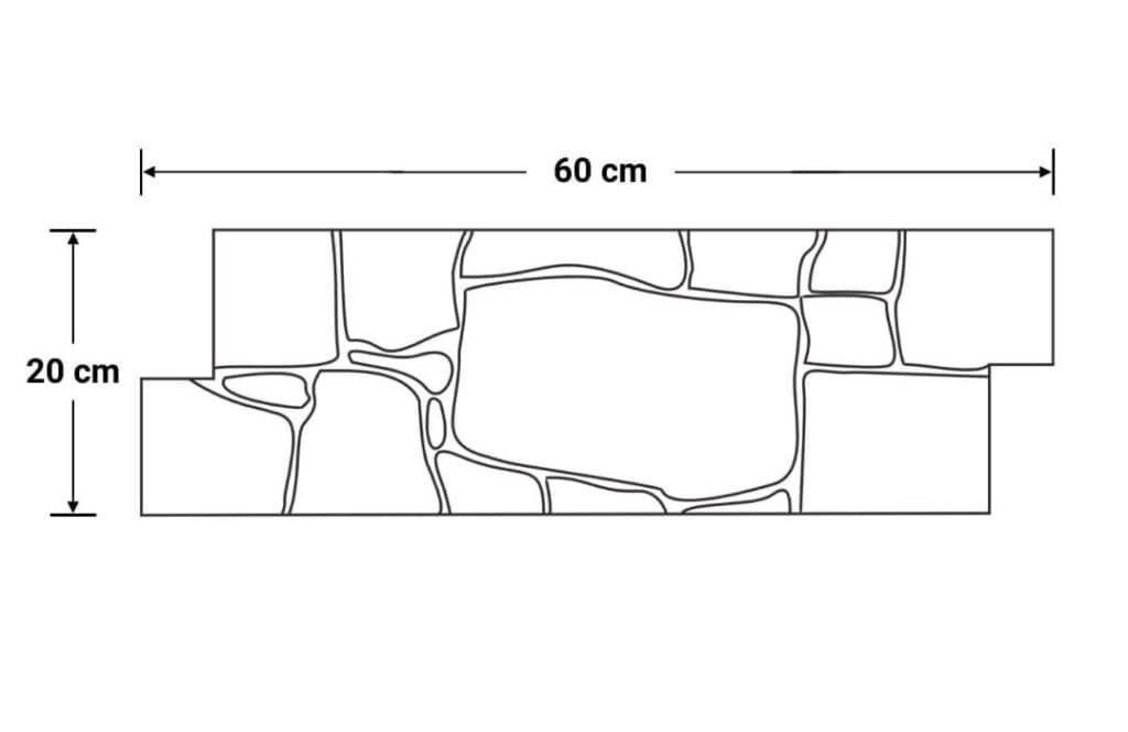 Tamanho da Pedra Espanha